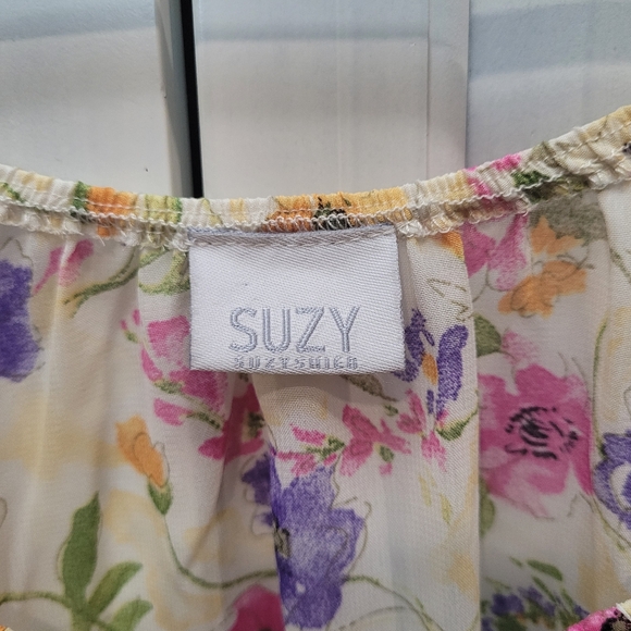 Floral Suzy Shier Blouse Large - Picture 4 of 6